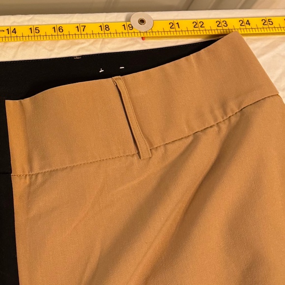 Black & Camel Colorblock Trouser with pockets - Picture 3 of 7